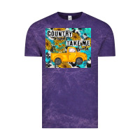 Cloud Purple country roads take me home Vintage Tee - MaliasSmallBusiness