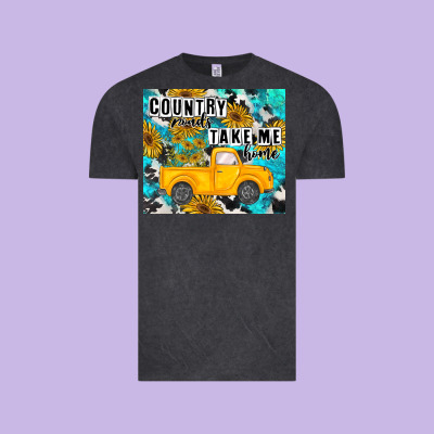Country Roads Take Me Home Vintage Tee Designed By Maliassmallbusiness