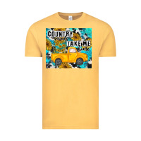 Vintage Mustard country roads take me home Vintage Tee - MaliasSmallBusiness