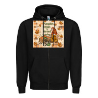 Black pumpkin kisses and harvest wishes Zipper Hoodie - TumblerDesignByShophia
