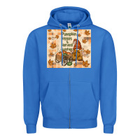 True Royal pumpkin kisses and harvest wishes Zipper Hoodie - TumblerDesignByShophia