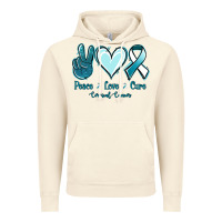 Vintage Artic Peace Love Cure Cervical Cancer Vintage Hoodie - Jasminsmagicworld