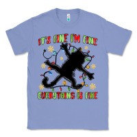 Colony Blue it's fine i'm fine everything is fine Classic Tee - MaliasSmallBusiness
