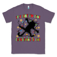 Lavender it's fine i'm fine everything is fine Classic Tee - MaliasSmallBusiness