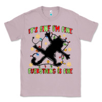 Lilac it's fine i'm fine everything is fine Classic Tee - MaliasSmallBusiness