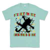 Seafoam it's fine i'm fine everything is fine Classic Tee - MaliasSmallBusiness