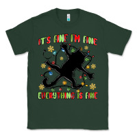 Sports Green it's fine i'm fine everything is fine Classic Tee - MaliasSmallBusiness