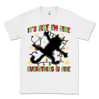 White it's fine i'm fine everything is fine Classic Tee - MaliasSmallBusiness