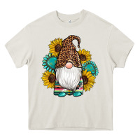 Cream western gnomes sunflowers gemstones leopard serape cowhide glitter Heavy Core Tee - Artiststas