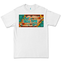 White just a small town girl wlth gemstone arrow and sunflowers licanse plat Premium Tee - Artiststas