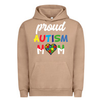 Pigment Burro Proud Autism Mom Mothers Day Gift Autism Awareness Urban Hoodie - CowhideDigitalArt