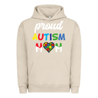 Pigment French Oak Proud Autism Mom Mothers Day Gift Autism Awareness Urban Hoodie - CowhideDigitalArt