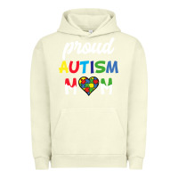 Pigment Pistachio Proud Autism Mom Mothers Day Gift Autism Awareness Urban Hoodie - CowhideDigitalArt
