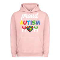 Pigment Salmon Proud Autism Mom Mothers Day Gift Autism Awareness Urban Hoodie - CowhideDigitalArt
