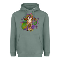 Sage simmental mardi gras Heavyweight Hoodie - OliviaCreatesArt
