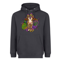 Smoke simmental mardi gras Heavyweight Hoodie - OliviaCreatesArt