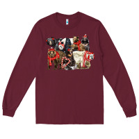 Burgundy Christmas Bear Family Long Sleeve Tee - LillyAllenDesigns