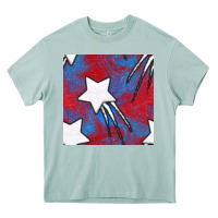 Arona Glitter 4th Of July Seamless Pattern Heavy Core Tee - BundleAndBundleShop