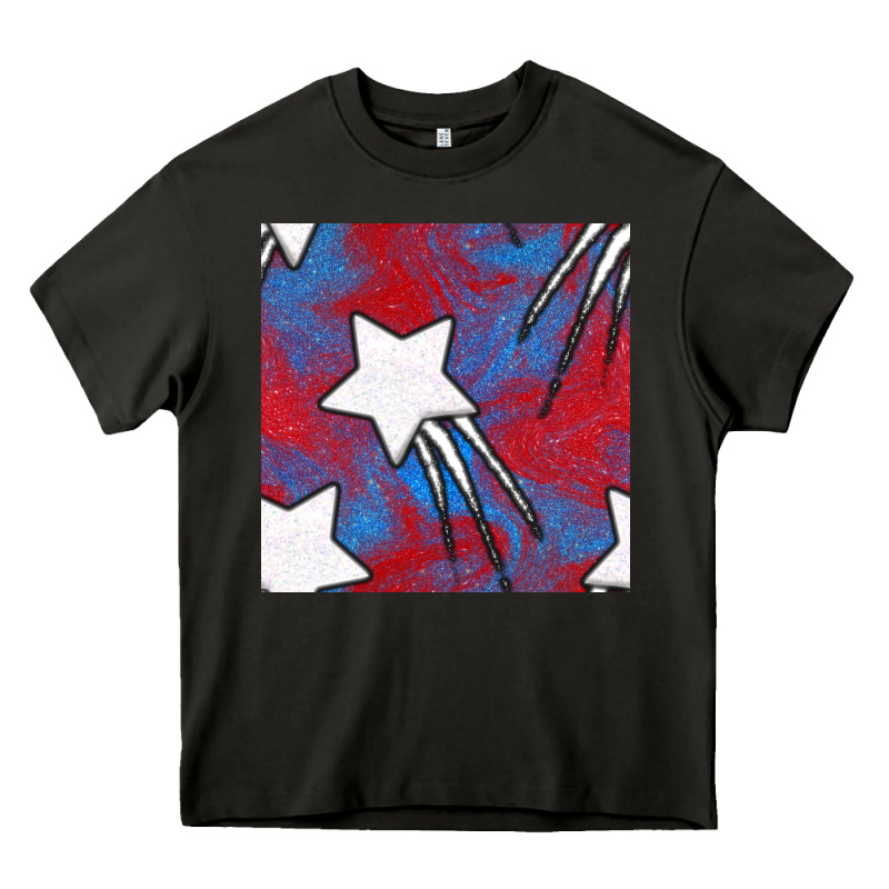 Glitter 4th Of July Seamless Pattern Heavy Core Tee by BundleAndBundleShop | Teevron