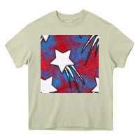 Mossy Glitter 4th Of July Seamless Pattern Heavy Core Tee - BundleAndBundleShop