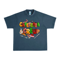 Midnight Navy Christmas cafeteria crew Urban Heavy Tee - MaliasSmallBusiness