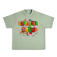 Oil Green Christmas cafeteria crew Urban Heavy Tee - MaliasSmallBusiness