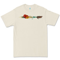 Bone flowers and arrow with gemstone Premium Tee - Artiststas
