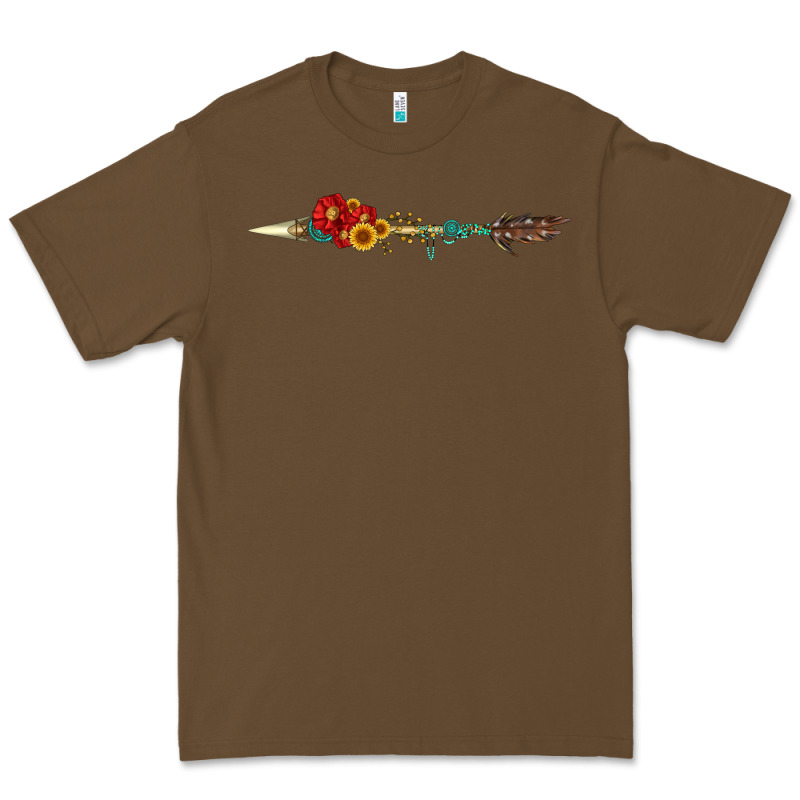 Flowers And Arrow With Gemstone Premium Tee by Artiststas | Teevron