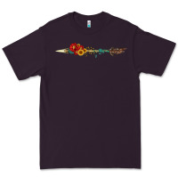 Plum flowers and arrow with gemstone Premium Tee - Artiststas