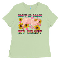 Matcha western don't go bacon my heart pig Ladies Tee - Artiststas