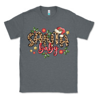 Charcoal Heather santa baby Classic Tee - MaliasSmallBusiness