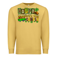 Antique Gold St. Patrick's Happy St. Patrick's Day camper Premium Sweatshirt - OliviaCreatesArt