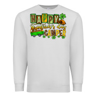 Dove Grey St. Patrick's Happy St. Patrick's Day camper Premium Sweatshirt - OliviaCreatesArt