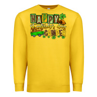 Lemon St. Patrick's Happy St. Patrick's Day camper Premium Sweatshirt - OliviaCreatesArt