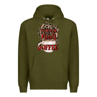 Army Green Mama needs coffee Mother's Day Premium Hoodie - CowGirlArtShop
