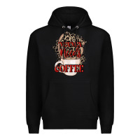 Black Mama needs coffee Mother's Day Premium Hoodie - CowGirlArtShop