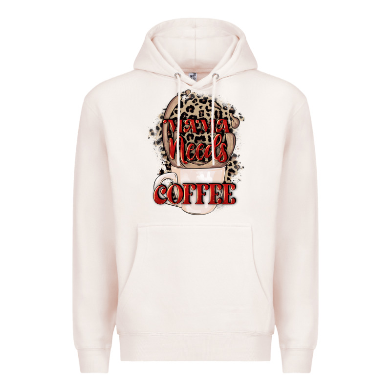 Mama Needs Coffee Mother's Day Premium Hoodie by CowGirlArtShop | Teevron