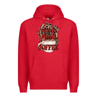 Red Mama needs coffee Mother's Day Premium Hoodie - CowGirlArtShop