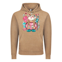 Vintage Coffee dentist gnome Vintage Hoodie - NancyCooperArtShop