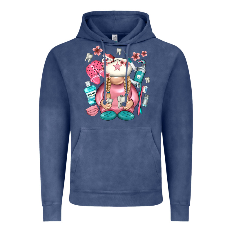 Dentist Gnome Vintage Hoodie by NancyCooperArtShop | Teevron