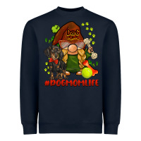 Navy dog mom  life gnome Heavyweight Sweatshirt - BarkalooDesign