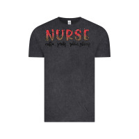Vintage Black christmas nurse Vintage Tee - MaliasSmallBusiness