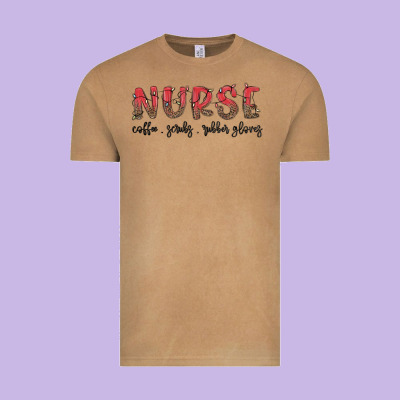 Christmas Nurse Vintage Tee Designed By Maliassmallbusiness