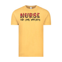 Vintage Mustard christmas nurse Vintage Tee - MaliasSmallBusiness