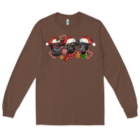 Chestnut Christmas Black Angus Cows Long Sleeve Tee - LillyAllenDesigns