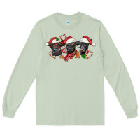 Matcha Christmas Black Angus Cows Long Sleeve Tee - LillyAllenDesigns
