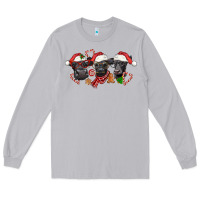 Moon Dust Christmas Black Angus Cows Long Sleeve Tee - LillyAllenDesigns