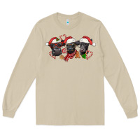 Mushroom Christmas Black Angus Cows Long Sleeve Tee - LillyAllenDesigns