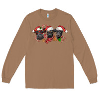 Toasted Coconut Christmas Black Angus Cows Long Sleeve Tee - LillyAllenDesigns