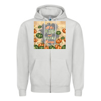 Dove Grey all the plaid and pumpkin things Zipper Hoodie - TumblerDesignByShophia